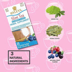 Hyleys Slim Tea Blueberry Flavor - Weight Loss Herbal Supplement Cleanse and Detox - 25 Tea Bags (12 Pack)