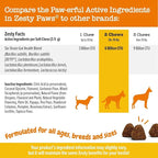 Zesty Paws Probiotics for Dogs - Digestive Enzymes for Gut Flora, Digestive Health, Diarrhea & Bowel Support - Clinically Studied DE111 - Dog Supplement Soft Chew for Pet Immune System - Pumpkin, 90ct