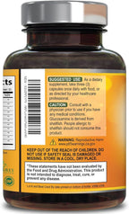 Turmeric Curcumin Supplement - 95% Curcuminoids with Glucosamine, Ginger & MSM, BioPerine Black Pepper Extract for Best Absorption, Natural Vegan Joint Support, Non-GMO, Bottled in USA - 240 Capsules