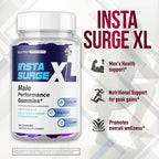 Insta Surge XL Gummies, Official InstaSurge XL Gummys with All Natural Ingredients, Insta SurgeXL Advanced Health Support Supplement Maximum Strength Active Lifestyle Multivitamin Gummys (60 Gummies)