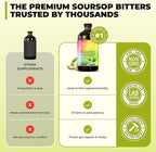 Serene Herbs - Soursop Bitters Liquid - Organic Herbal Guanabana Detox with Black Seed, Moringa & Ginger - Supports Digestive Wellness & Immune Function - 16 fl oz