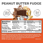 Power Crunch Protein Wafer Bars, High Protein Snacks with Delicious Taste, Peanut Butter Fudge, 1.4 Ounce (12 Count)