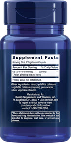 Life Extension Ginseng Energy Boost, Energy Support, Healthy Stress Management, Gluten-Free, Non-GMO, Vegetarian, 30 Capsules