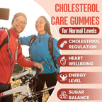 Cholesterol Supplement with Plant Sterols & Stanols, Guggul, Bergamot Orange Extract, Red Yeast Rice, Cholesterol Complex Gummies, Mixed Berry Flavor, 120 Counts