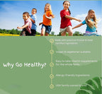 Go Healthy Kids Multivitamin Gummies, Immune Support, Kids Vitamin Gummies, Kosher Kid Vitamin, Halal, Non-GMO, Gluten-Free Tasty Gummy - 30 Servings