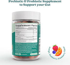 BeLive Synbiotics - Probiotic & Prebiotic Fiber Gummies – High Strength Inulin (3g), Dietary Fiber Supplement, Digestive Support for Kids & Adults - Strawberry, Orange, Blueberry Flavor | 2-Pack