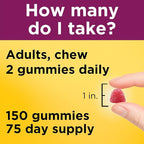 Nature Made Womens Gummy Multivitamins with Omega-3, Multivitamin for Women for Daily Nutritional Support, 150 Gummies, 75 Day Supply, (Pack of 2)