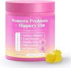Her Juicy Feminine Probiotics Gummies, Premium Feminine Balance Gummies with Slippery Elm for Women's pH Balance, Healthy Odor, Flora and Immune Support 30-Day Supply