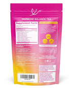 Pink Stork Hormone Balance Tea for Women – Red Raspberry Leaf & Chasteberry (Vitex) – Organic Herbal Tea for PMS, Menstrual Cycle & Perimenopause Support – Caffeine-Free Cinnamon Blend – 30 Cups