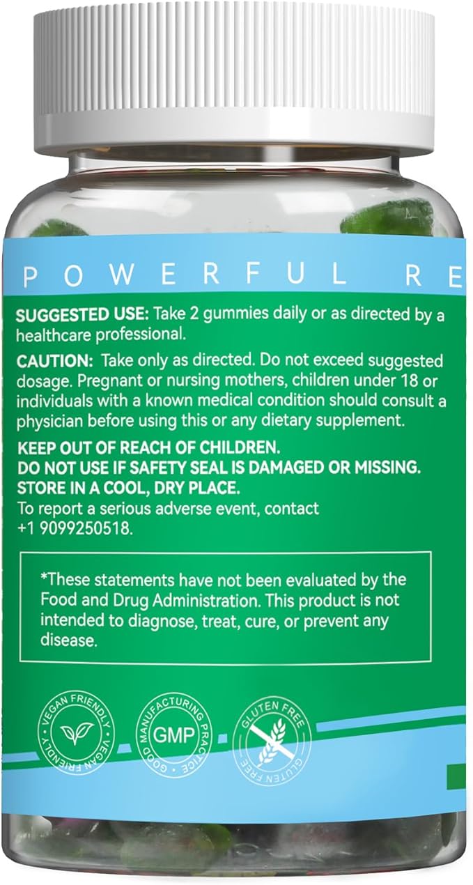 2 Pack Chlorophyll Gummies for Body Odor Deodorant*, Sugar Free Chewable Chlorophyll for Immune Support Women Vegan,120 Count