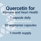 Life Extension Bio-Quercetin, Immune Health Supplement, Heart Health Support, Gluten Free, Non-GMO, Vegetarian, 30 Capsules