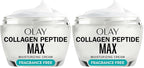 Olay Collagen Peptide Face Moisturizer,Firming Cream for Women,Fragrance-Free,Non-Greasy-Hydrating,Anti-Aging,Anti-Wrinkle,Smoothing of Fine Lines,Tightening Skin Care-Niacinamide,1.7 Oz,(Pack of 2)