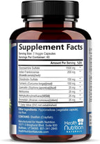 Glucosamine Chondroitin MSM Complex - 3X Strength Joint Support Supplement with Glucosamine Sulfate, Turmeric, Boswellia - For Cartilage, Mobility & Flexibility - Bottled in USA, 120 Capsules