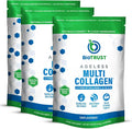 BioTrust Ageless Multi Collagen Peptides Powder – 5 Types (I, II, III, V, X) – Unflavored Collagen Powder for Women & Men – Hydrolyzed Protein – Grass Fed Beef, Fish, Chicken, Eggshell Membrane, 3-pk