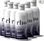 Rho Nutrition Liposomal NAD+ – Liquid Supplement Designed to Help Support Absorption – Active Form of NAD+ Helps Support Normal Cellular Health, Healthy Aging, Energy Metabolism & Vitality – 6 Pack
