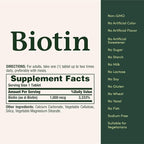 Nature's Bounty Biotin, Supports Metabolism for Energy and Healthy Hair, Skin, and Nails, 1000 mcg, 100 Tablets