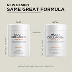 Codeage Multi Collagen Protein + Joint Blend Supplement, Hyaluronic Acid, Bromelain, Turmeric, Ginger, Boswellia, Astaxanthin - Hydrolyzed Bovine Collagen - 5 Collagen Types - Non-GMO - 90 Capsules