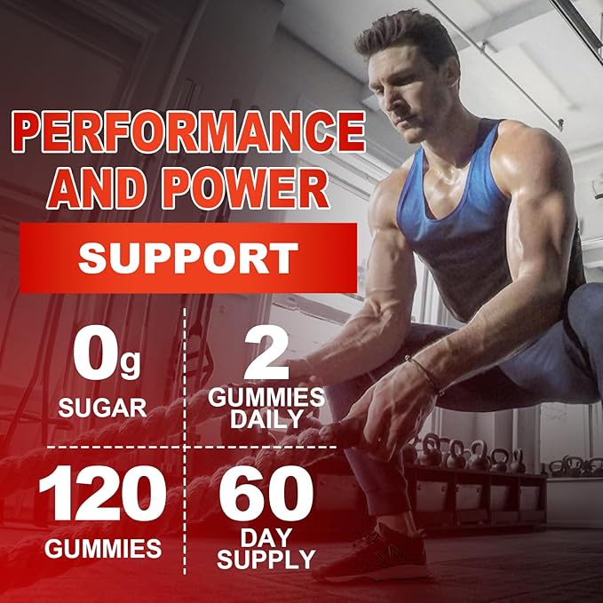 2 Pack HMB and L-Leucine Gummies, HMB and Leucine for Muscle Growth, Muscle Relief, for Men & Women, Vegan, Sugar-Free, Raspberry Flavor, 120 Count