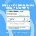 Herbtonics Keto Apple Cider Vinegar Gummies | Digestion & Detox | GLP-1 Support | Sugar Free BHB Advanced Formula for Keto Support - Raw ACV with The Mother - 60 Vegan ACV Gummies