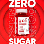 Goli Zero Sugar Apple Cider Vinegar Gummies, 60 Count Each (3 Pack, 180 Total) – ACV with Vitamin B12 & Probiotics, No Sugar Alcohols, Vegan, Keto & Gluten Free