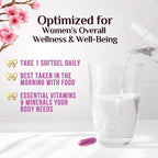 Multivitamin for Women - Essential Daily Womens Multivitamins with Calcium, Folic Acid, Vitamin A, C, D, E, B Vitamins, Zinc and Iron - Energy, Focus & Immune Support, Bottled In USA - 120 Softgels