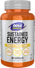 Now Foods Sports, Sustained Energy Energy Production* Mental Alertness* Sustained Release Caffeine with B Vitamins 90 Veg Capsules