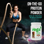 Vega Protein and Greens Protein Powder, Chocolate - 20g Plant Based Protein Plus Veggies, Vegan, Non GMO, Pea Protein for Women and Men, 1.2 lbs (Packaging May Vary) (Pack of 1)