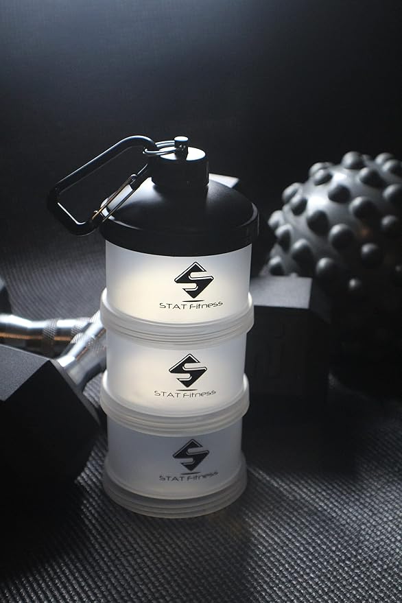 STAT Stacker - Portable powdered supplement travel container (2)