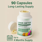 Liver Detox Capsules - 20-in-1 Herbal Formula with Milk Thistle, Dandelion, Turmeric & Artichoke Leaf for Liver Support and Digestive Balance – Non-GMO, Gluten-Free (1)