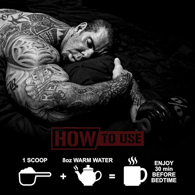 5% Nutrition Rich Piana Knocked Out Natural Sleep Aid | Post-Workout Recovery & Deep Sleep Supplement | GABA, Melatonin, Chamomile, Tyrosine, 5-HTP, & More | 7.3 oz, 30 Servings (Apple Cider)