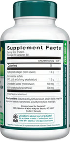 Genacol Optimum – Glucosamine, Chondroitin, MSM & Ultra-Hydrolyzed Collagen, Joint Support Tablets, 180 Count (60-Day Supply)