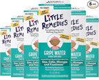 Little Remedies Gripe Water for Babies, With Chamomile, for Baby Gas Relief, No Alcohol or Artificial Dyes, 4 Fl Oz, Pack of 6