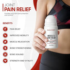 Muscle & Joint Relief Supplement – Fast Acting Formula to Soothe Muscle Discomfort, Support Joint Health, and Improve Flexibility- 3 fl oz / 89 ml