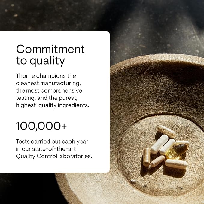 THORNE - Advanced Digestive Enzymes - Supplement with Pepsin, Ox Bile & Pancreatin for Indigestion & Constipation Relief - Minimizes Occasional Gas & Bloating* - Third-Party Certified - 180 Capsules
