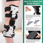 OA Unloader Knee Brace, Support for Arthritis Pain, Osteoarthritis and Bone on Bone Knee Joint Pain, OA Knee Brace Adjustable Metal Medial & Lateral Knee Support