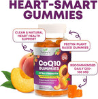 CoQ10 Gummies for Adults - Coenzyme Q10 100mg Per Serving - 3X Strength, High Absorption Antioxidant Supplement for Heart Health Support & Energy Production - Co Q10 (Coq 10) Supplements - 120 Gummies