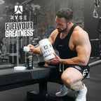 RYSE Loaded Protein Powder - Chocolate Cookie Blast - 25g Whey Protein Isolate & Concentrate with Prebiotic Fiber & MCTs - Low Carb, Low Sugar, Digestive-Friendly - 54 Servings / 4 lb Tub