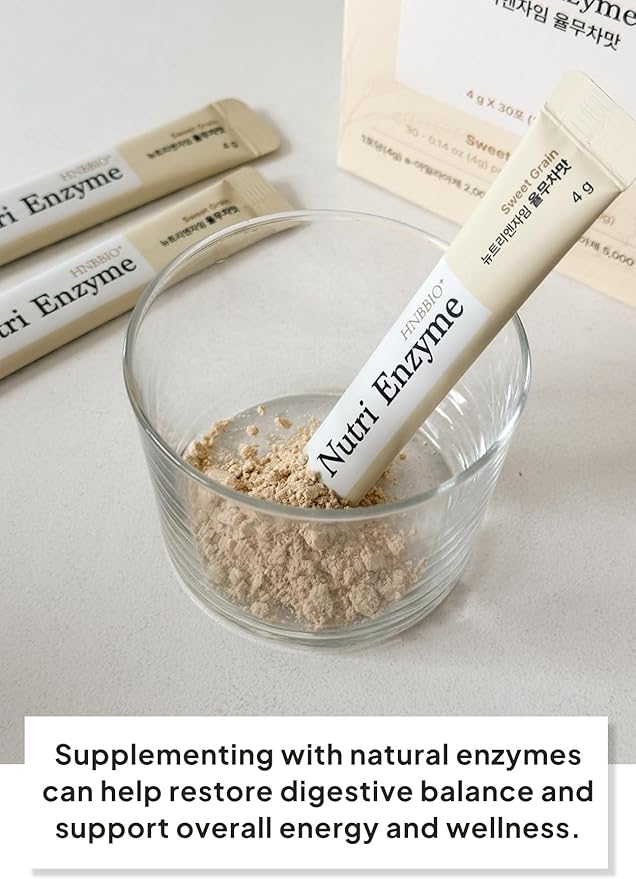 Korean Food Nutri Enzyme Sweet Grains (0.14oz*30ea) Dietary Fiber Essential Amino Acids Vitamins & Mineral Individual Packs
