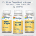 SOLARAY Vitamin D3 K2 - Bone Health and Immune Support Supplement - With 5000 IU Vitamin D as Vit D3 and 50 mcg Vitamin K2 as Menoquinone MK7, Made Without Soy, 60-Day Guarantee, 120 Serv, 120 VegCaps