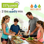 Creative Pea Plant-Based Beef Style Meat Mix | High Protein Shelf-Stable Vegan Protein | Pea Protein | Just Add Water & Oil | For Burgers, Tacos, Meatballs & Crumbles | Gluten-Free | 227g