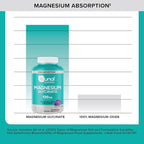 Qunol Magnesium Glycinate Gummies,120mg of Magnesium Glycinate,High Absorption,Mixed Berry,90 Count (Pack of 2)