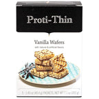 Proti-Thin High Protein Vanilla Wafer Squares, 15g Protein, Low Calorie, Low Sugar, Aspartame Free, Diet Wafer Bars, Healthy Snack, 2 Wafers per Serving, 5 Count Box (3 Boxes - Save 5%)