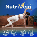 Nutrivein Premium NAD + Resveratrol Supplement 600 mg - 30 Servings (60 Capsules): Powerful Synergistic NAD Resveratrol Supplement - Aging, Cognition, Metabolism, & Overall Well-Being