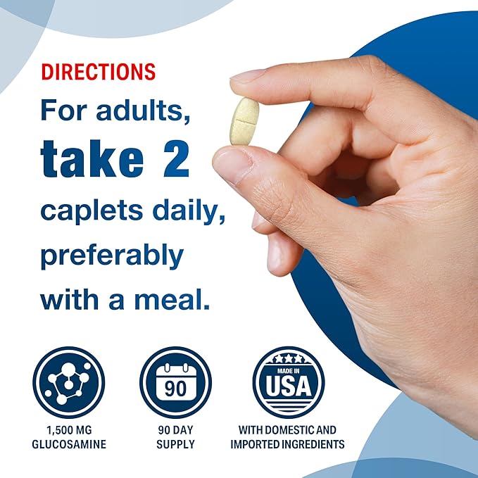 Vitamin World Triple Strength Joint Mover, Glucosamine Chondroitin with MSM Joint Support Supplement, Collagen & Boswellia Serrata Extract, Support Joint Strength, Comfort & Flexibility, 180 Caplets