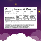 Zarbee's Kids Melatonin Chewable Tablet, 1mg Melatonin, Drug-Free & Effective Sleep Supplement, Natural Grape Flavor, No Artificial Sweeteners or Dyes, Gluten Free, Ages 3+, 50 ct