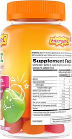 Emergen-C Kidz Daily Immune Support Dietary Supplements,Flavored Gummies with Vitamin C and B Vitamins,Fruit Fiesta Flavored Gummies -,44 Count (Pack of 2)