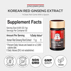 JUNG KWAN JANG Korean Red Panax Ginseng Concentrated Extract 50g - Korean Ginseng Roots, Boosts Immune System, Energy, Stamina, Healing/Recovery, Focus/Fatigue