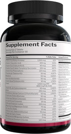 Rule 1 Proteins Women's Multi - Women's Daily Vitamins, Essential Minerals, Superfoods, and Botanical Extracts for Active Lifestyles and Wellness Support (60 Tablets, 30 Day Supply)