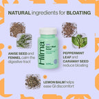 Hilma Daily Movement Duo for Constipation & Bloating Relief for Women, Gas Plus Bloat Relief (50 Vegan Capsules) w/Lemon & Peppermint, Gentle Bowel Movement (46 Vegan Capsules) w/Magnesium & Ginger