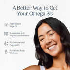 Zenwise Health Vegan Omega 3 Supplement - Burpless Omega 3 Supplement with DHA, EPA & DPA Fatty Acids for Immune Health - Fish Oil Alternative from Sustainably Sourced Marine Algae Oil - 120 Softgels